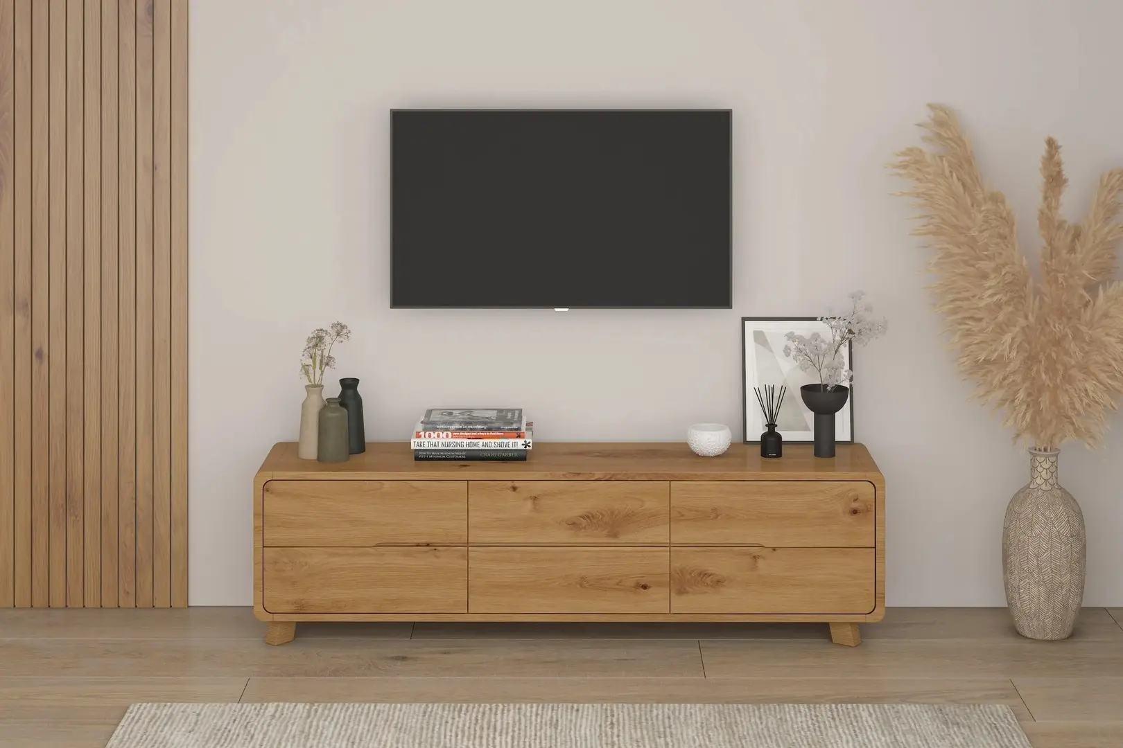 Тумба РТВ Mebigrand Mali (Light Walnut)