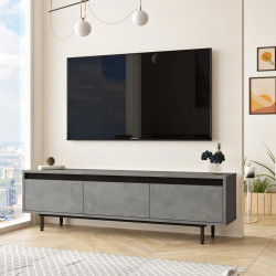 Тумба РТВ Mirage Design Luvio LV1-RL (Concrete/Larex Black) Thumb
