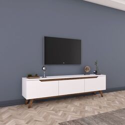 Tumba pentru TV Mirage Meble D1/M (White/Dark Walnut) Thumb
