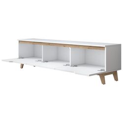 Tumba pentru TV Mirage Meble D1 (White/Light Walnut) Thumb