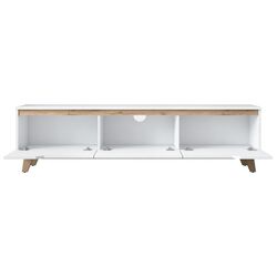 Tumba pentru TV Mirage Meble D1 (White/Light Walnut) Thumb