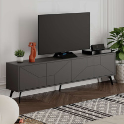Tumba pentru TV Mirage Meble Dune 180x50x30 (Anthracite) Thumb
