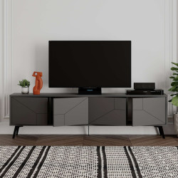 Tumba pentru TV Mirage Meble Dune 180x50x30 (Anthracite) Thumb