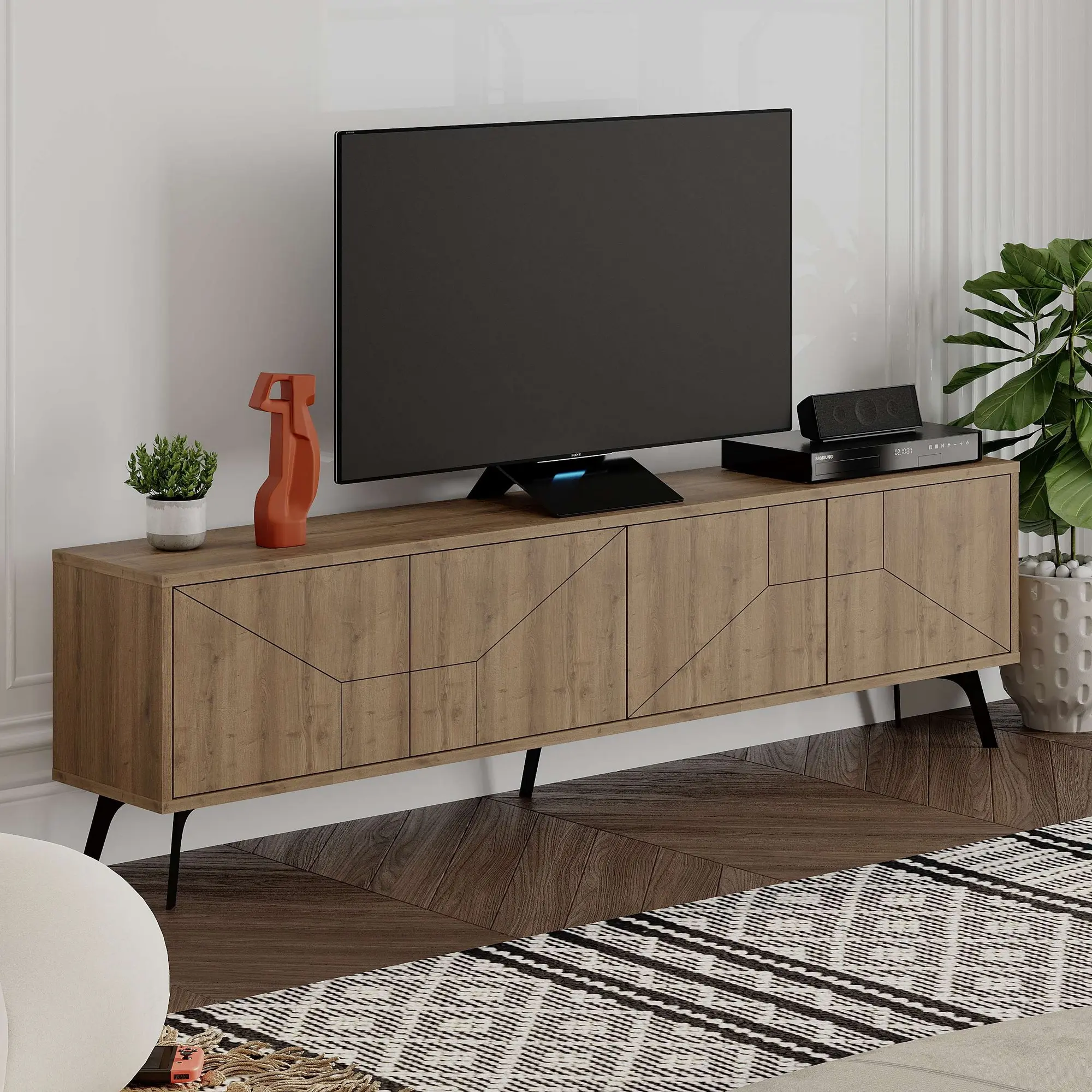 Tumba pentru TV Mirage Meble Dune 180x50x30 (Hitit)