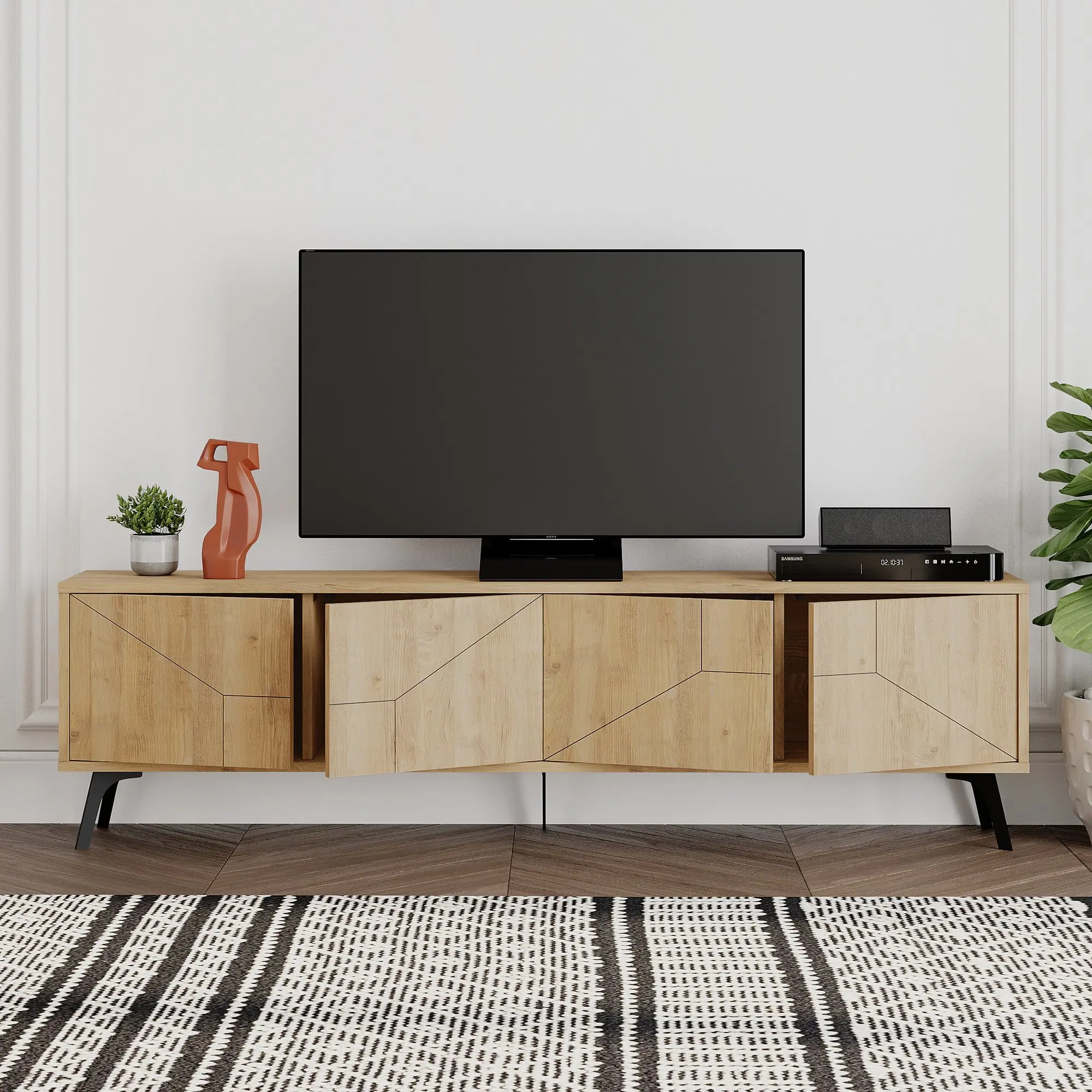 Tumba pentru TV Mirage Meble Dune 180x50x30 (Oak)