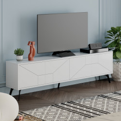 Tumba pentru TV Mirage Meble Dune 180x50x30 (White) Thumb