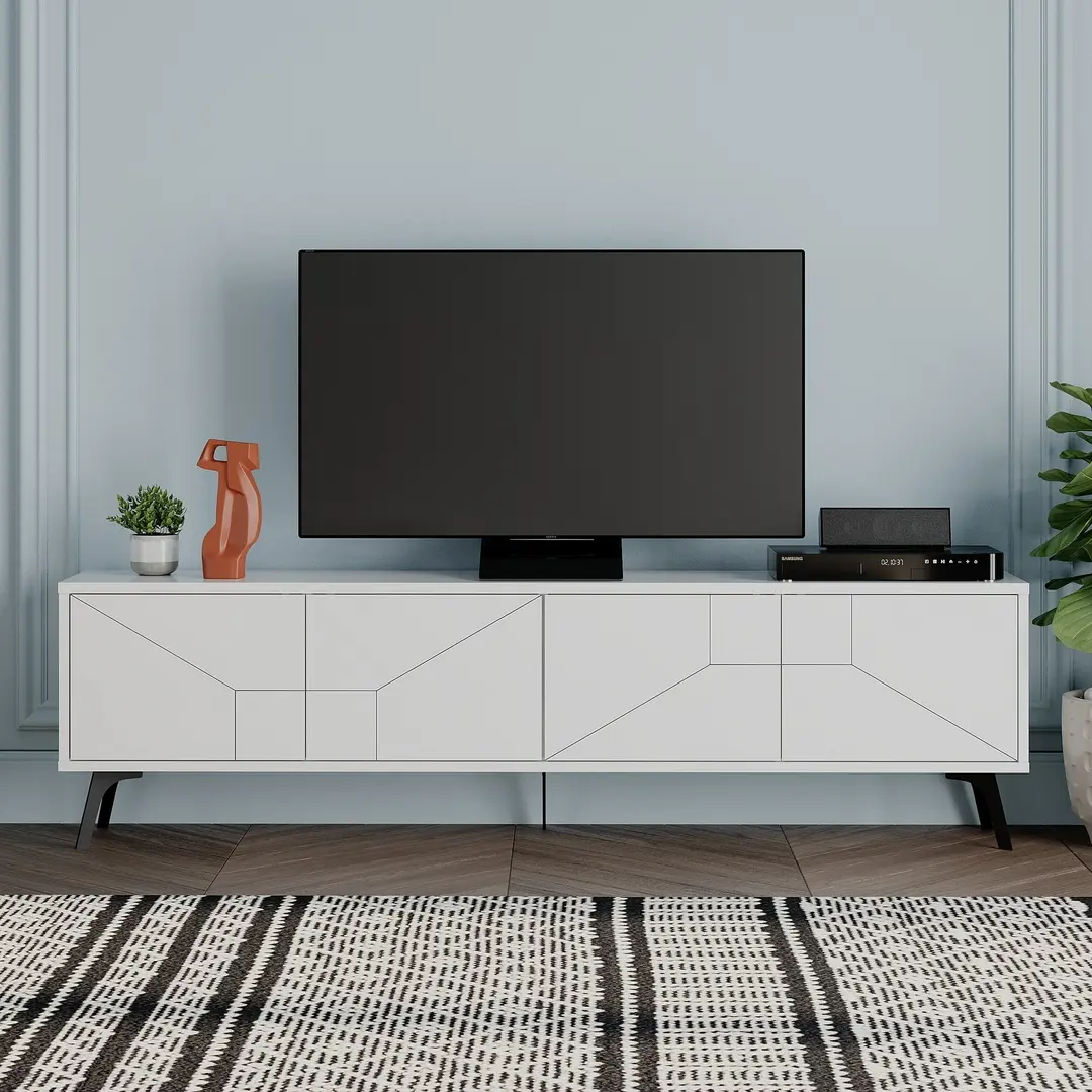 Tumba pentru TV Mirage Meble Dune 180x50x30 (White)