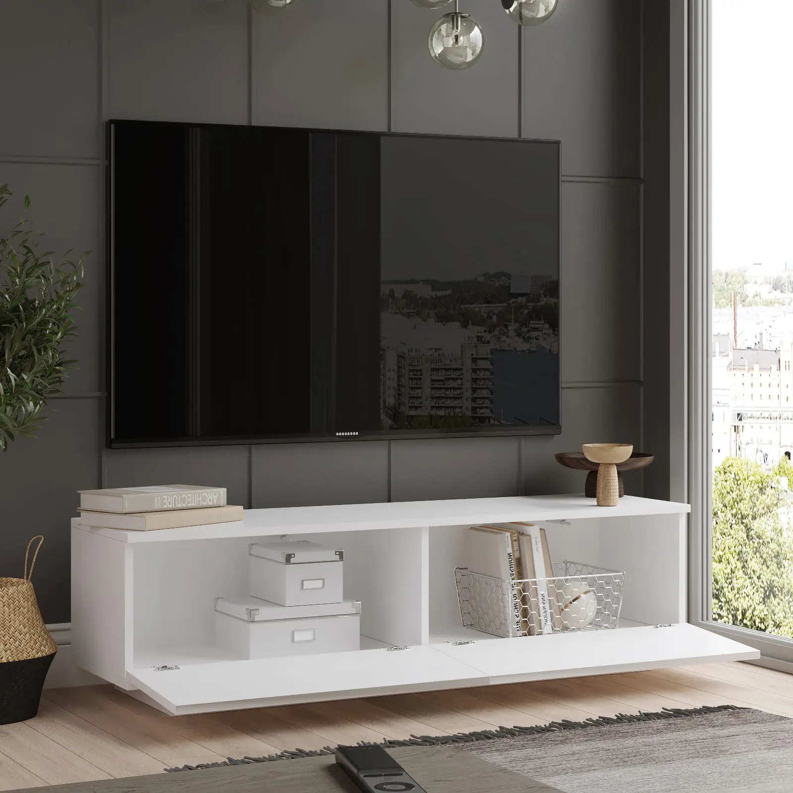 Тумба РТВ Mirage Design FN1-W (White)