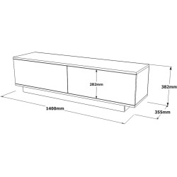 Тумба РТВ Mirage Design FN1-W (White) Thumb