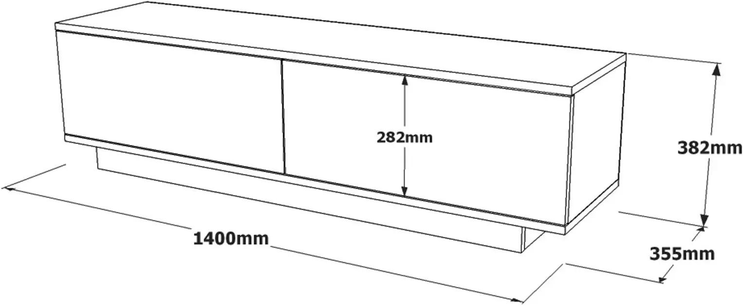 Тумба РТВ Mirage Design FN1-W (White)