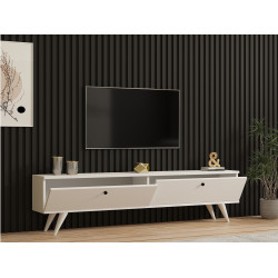 Tumba pentru TV Mirage Meble Paris (White) Thumb
