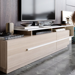 Tumba pentru TV Mirage Meble Pia (Cordoba/White) Thumb