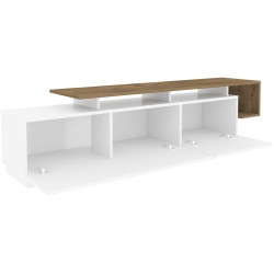 Tumba pentru TV Mirage Meble Pia (Walnut/White) Thumb