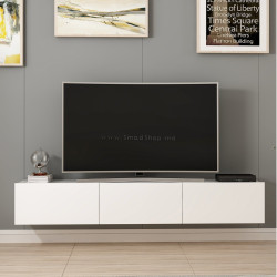 Tumba pentru TV Mirage Meble Rigel (White)