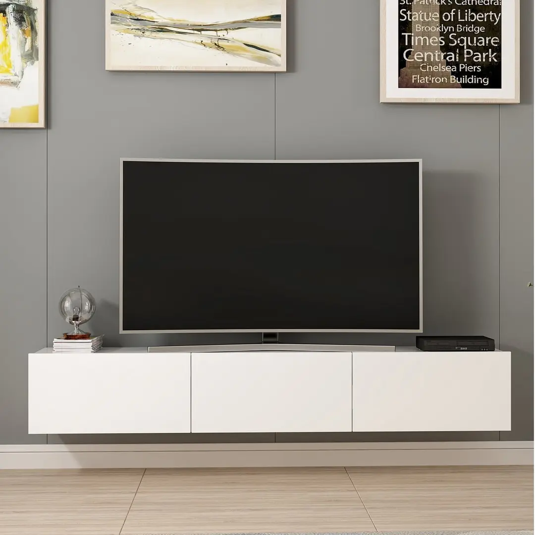 Tumba pentru TV Mirage Meble Rigel (White)