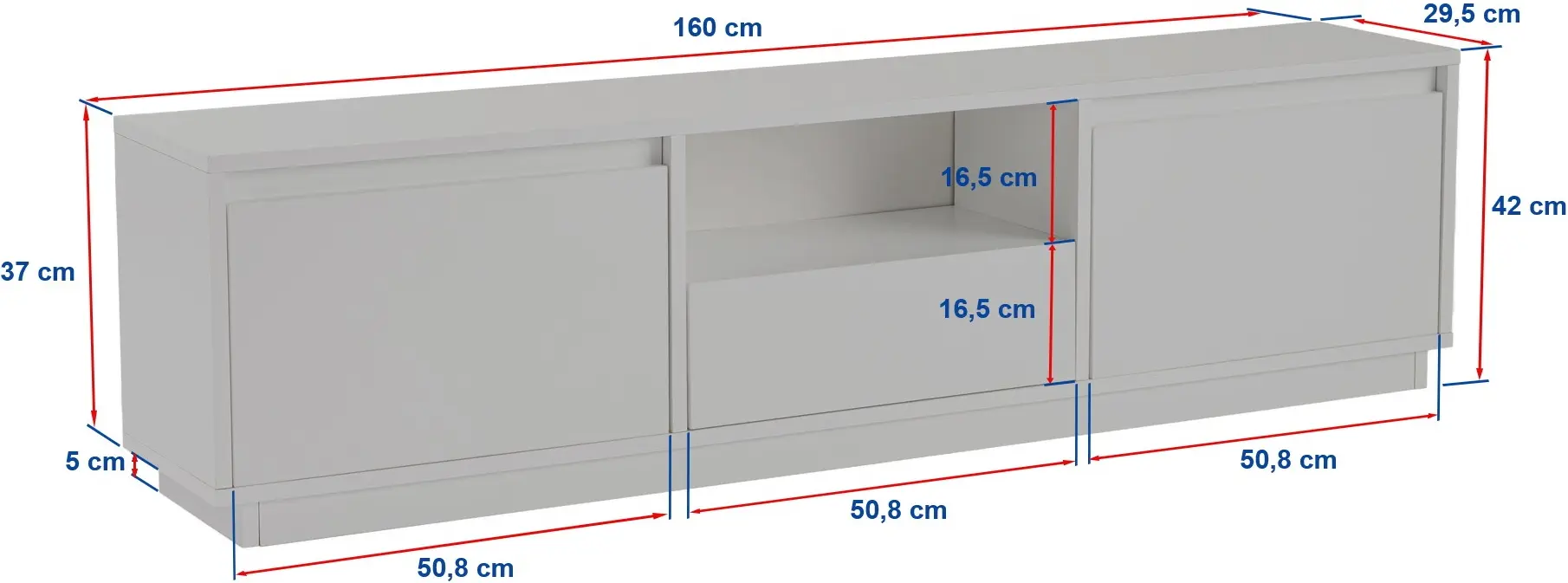 Tumba pentru TV Mirage Meble Vanguard (Atlantic Pine)
