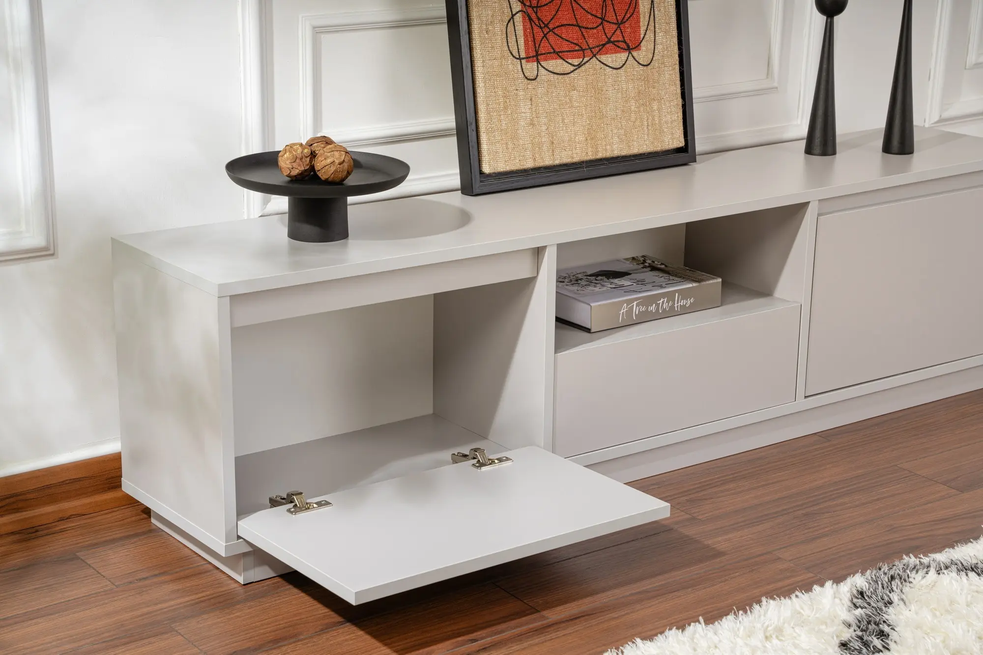 Тумба РТВ Mirage Meble Vanguard (Grey)