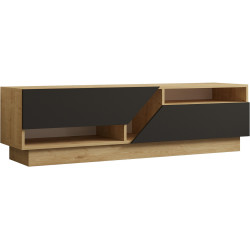 Tumba pentru TV Mirage Meble Yaprak (Anthracite/Sapphire Oak) Thumb