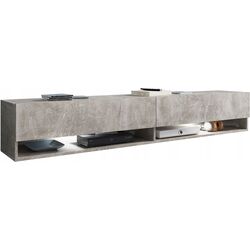 Тумба РТВ Mirjan24 Adenik/Cabinet A 180 c LED подсветкой (Concrete)