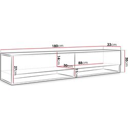 Тумба РТВ Mirjan24 Adenik/Cabinet A 180 (Concrete) Thumb