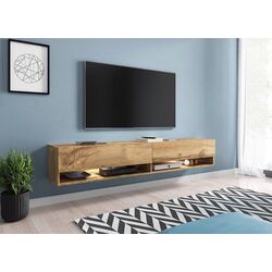 Tumba pentru TV Mirjan24 Adenik/Cabinet A cu iluminare LED 180 (Wotan Oak) Thumb