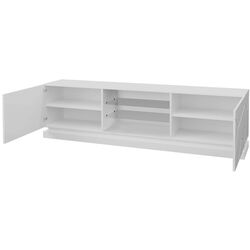 Tumba pentru TV Mirjan24 Agnes/Qiu 200 (White/White Gloss) Thumb