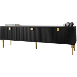 Тумба РТВ Mirjan24 Ajrano 01/Dorset 01 (Black)