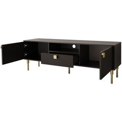 Тумба РТВ Mirjan24 Ajrano 02/Dorset 02 (Black) Thumb