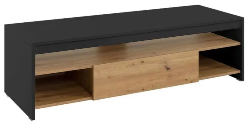 Тумба РТВ Mirjan24 Alagato/Tijon (Anthracite/Artisan Oak)