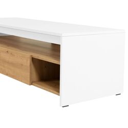 Тумба РТВ Mirjan24 Alagato/Tijon (White/Artisan Oak) Thumb