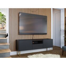 Тумба РТВ Mirjan24 Animere ARTV144/Narine 144 (Black Graphite/Black Royal Marble) Thumb