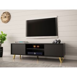 Тумба РТВ Mirjan24 Asporiz 02/Apollo (Black) Thumb