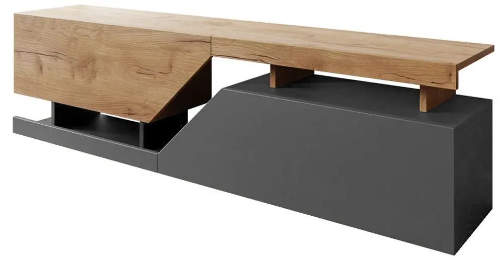 Тумба РТВ Mirjan24 Bekas/Ceelias (Wotan Oak/Anthracite)