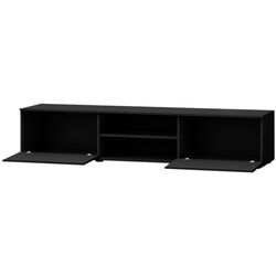 Tumba pentru TV Mirjan24 Boho/Soho S-3 (Black/Black Gloss) Thumb