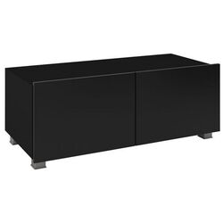 Тумба РТВ Mirjan24 Bralani/Calabrini C3 100 (Black/Black Gloss)