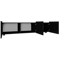 Тумба РТВ Mirjan24 Bralani/Calabrini C4 150 (White/White Gloss) Thumb