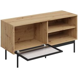 Tumba pentru TV Mirjan24 Brulpin/Bartise 1K1P (Artisan Oak/Black) Thumb