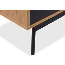 Tumba pentru TV Mirjan24 Brulpin/Bartise 1K1P (Artisan Oak/Black) Thumb