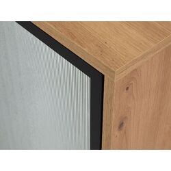 Tumba pentru TV Mirjan24 Brulpin/Bartise 1K1P (Artisan Oak/Black) Thumb