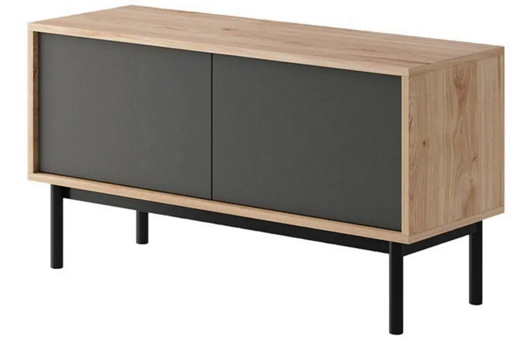 Тумба РТВ Mirjan24 Bruno/Basic 104 (Jackson Hickory/Graphite)