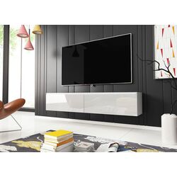 Tumba pentru TV Mirjan24 Dlone/Cabinet D 140 (White Gloss/White) Thumb