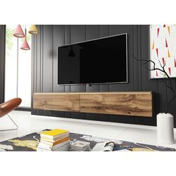 Tumba pentru TV Mirjan24 Dlone/Cabinet D cu iluminare LED 180 (Wotan Oak) Thumb