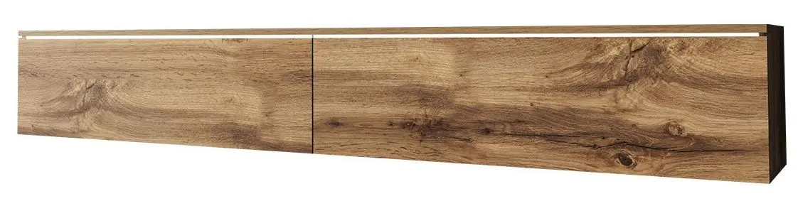 Tumba pentru TV Mirjan24 Dlone/Cabinet D cu iluminare LED 180 (Wotan Oak)