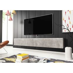 Tumba pentru TV Mirjan24 Dlone/D 180 cu iluminare LED (Concrete)