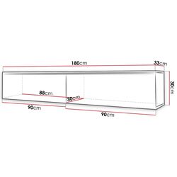 Тумба РТВ Mirjan24 Dlone/D 180 (Concrete) Thumb