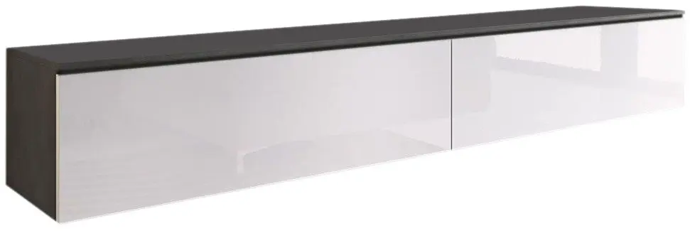 Тумба РТВ Mirjan24 Dlone/D 180 (White Gloss/Matera) - 3