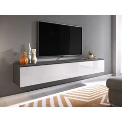 Tumba pentru TV Mirjan24 Dlone/D 180 (White Gloss/Matera)