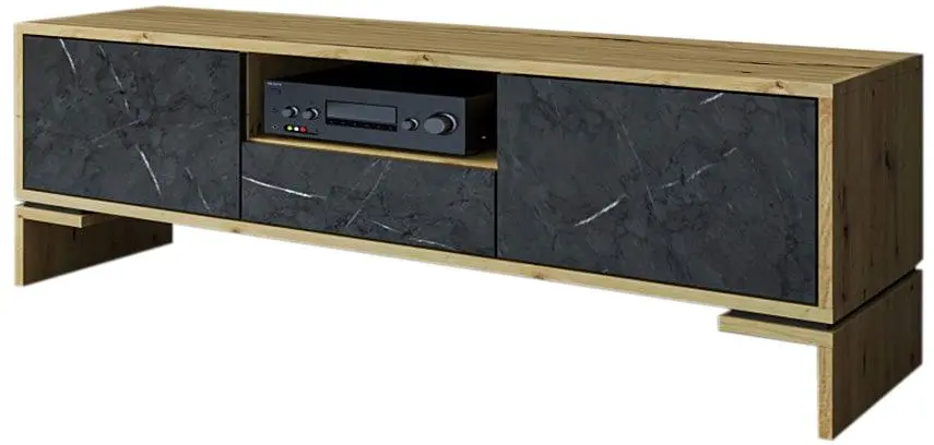 Тумба РТВ Mirjan24 Donazzi/Poreti (Artisan Oak/Gray Stone)