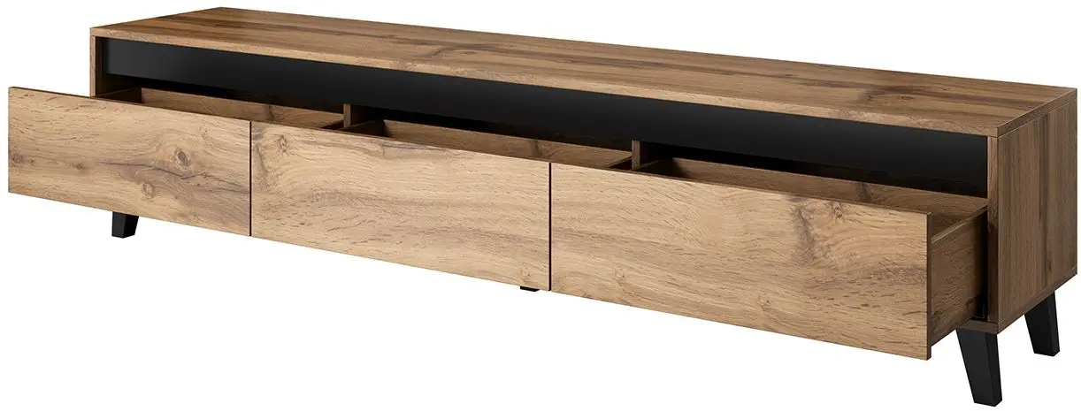 Tumba pentru TV Mirjan24 Elsie/Nord (Wotan Oak/Anthracite) - 2