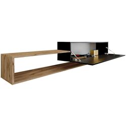 Tumba pentru TV Mirjan24 Karisom/Soniro (Wotan Oak/Black) Thumb